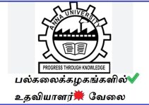 Job Announcement From Anna University 2022 with Various Vacancy of Peon, Software Developer Post