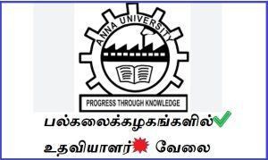 Anna University 2022 with Various Vacancy of Peon, Software Developer Post