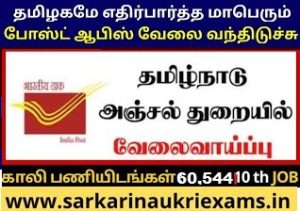 India Post 2022 with 60,544 Vacancy of Postman Post