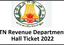 Job Announcement  From Tamil Nadu Revenue Department Hall Ticket 2022 with 2,748 Vacancy of Village Assistant Post